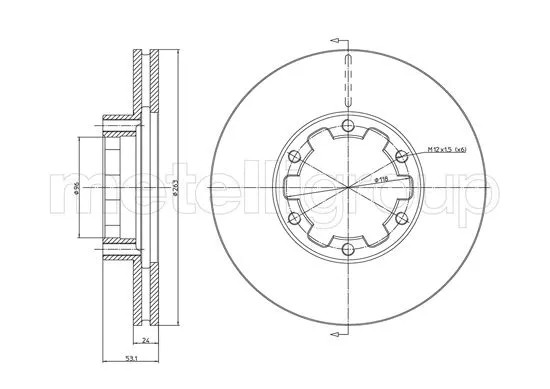 Brake Disc (23-1614)