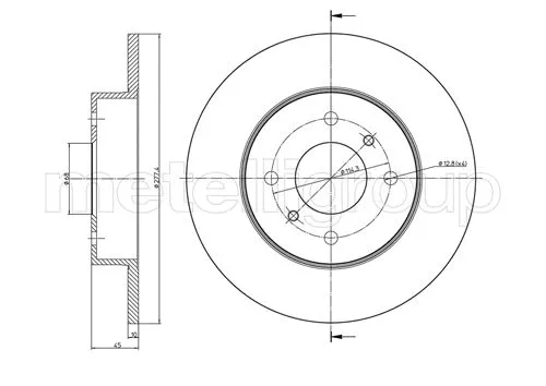 Brake Disc (23-0672)