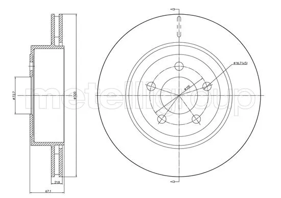 Brake Disc (23-1447C)