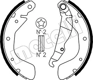 Brake Shoe Set (53-0308)