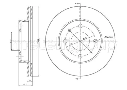 Brake Disc (23-0457)