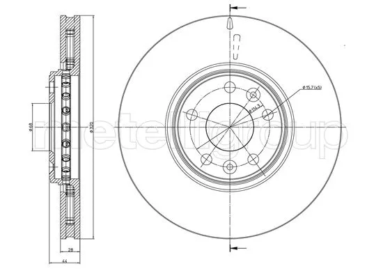 Brake Disc (23-1334C)