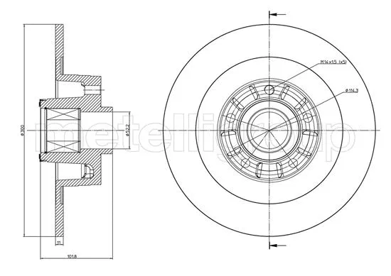 Brake Disc (23-1168)