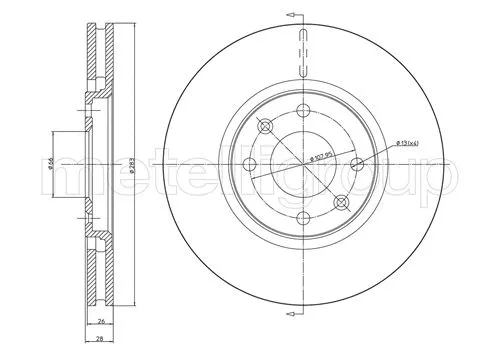 Brake Disc (23-0454)