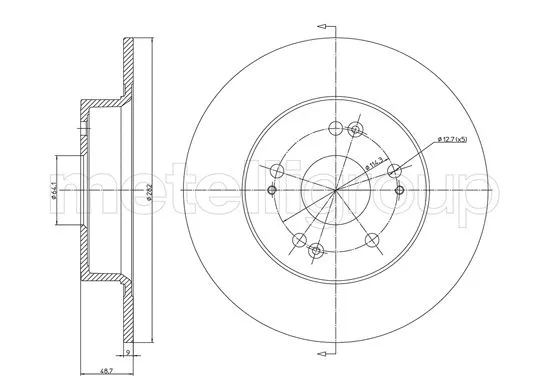 Brake Disc (23-1330C)
