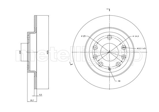 Brake Disc (23-1831C)