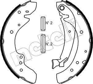 Brake Shoe Set (53-0072)
