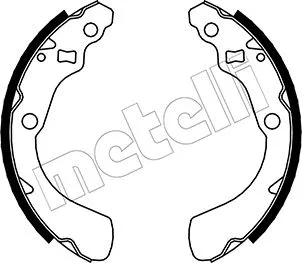 Brake Shoe Set (53-0156)