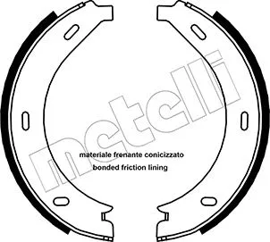 Brake Shoe Set, parking brake (53-0236)