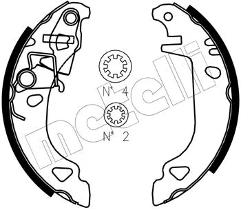 Brake Shoe Set (53-0070J)