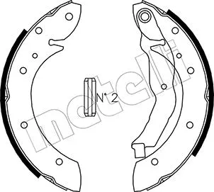 Brake Shoe Set (53-0351)
