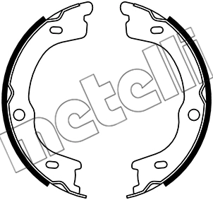 Brake Shoe Set, parking brake (53-0740)