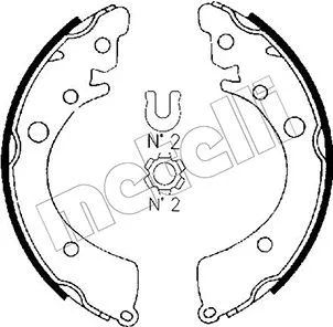 Brake Shoe Set (53-0149)