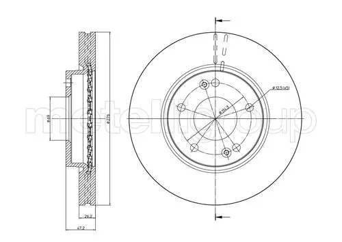 Brake Disc (23-0843C)