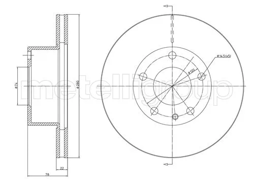 Brake Disc (23-0060)