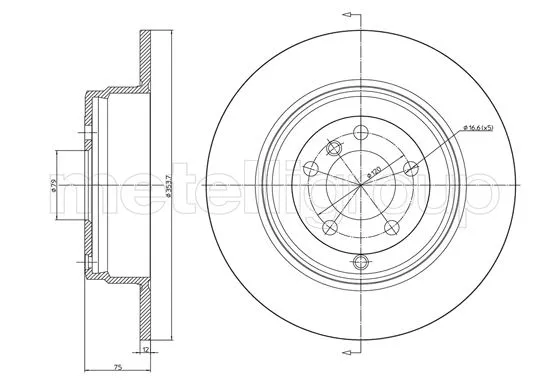 Brake Disc (23-1124C)