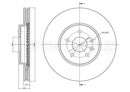 Brake Disc (23-1507C)
