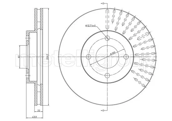 Brake Disc (23-1659C)
