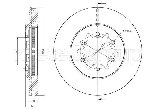 Brake Disc (23-1571)