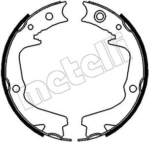 Brake Shoe Set, parking brake (53-0387)