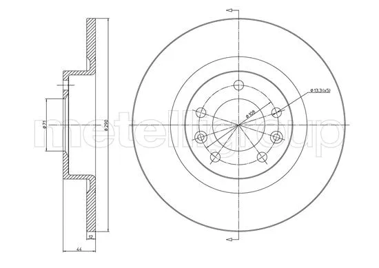 Brake Disc (23-1296C)