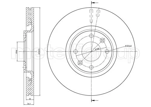 Brake Disc (23-0751C)