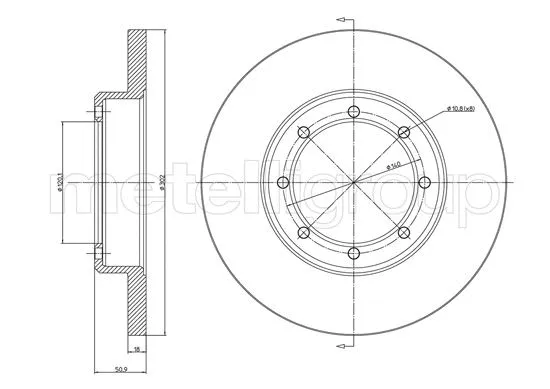 Brake Disc (23-1358C)