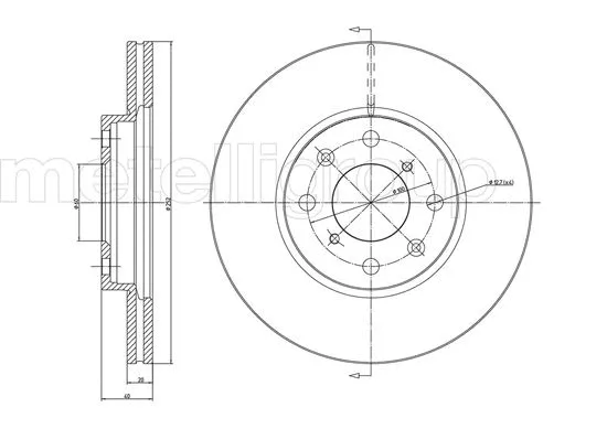 Brake Disc (23-0908C)