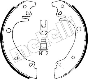 Brake Shoe Set (53-0614)