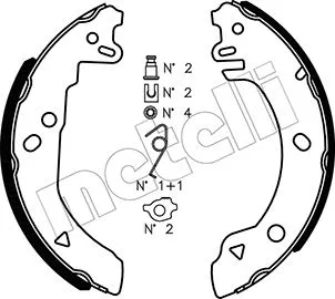 Brake Shoe Set (53-0118K)