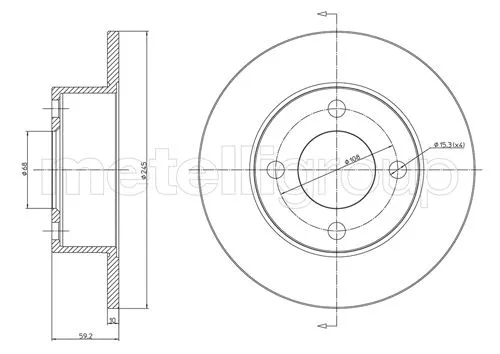 Brake Disc (23-0185)
