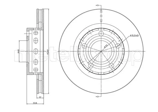 Brake Disc (23-1517C)