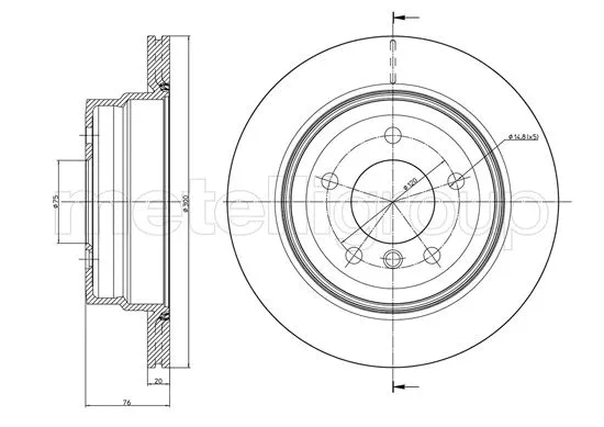 Brake Disc (23-1023C)