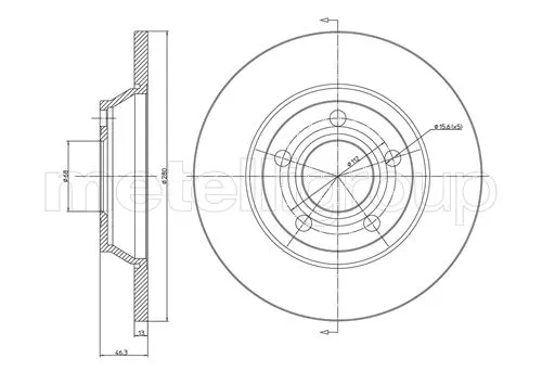 Brake Disc (23-0392C)