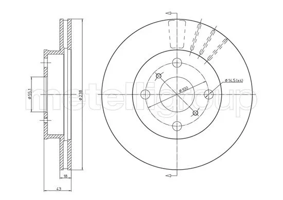 Brake Disc (23-1061)
