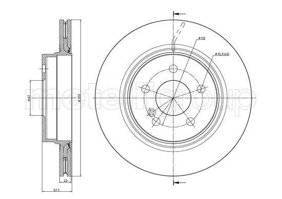 Brake Disc (23-1027C)