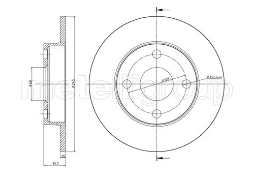 Brake Disc (23-0658)