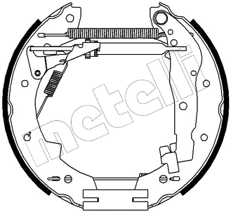 Brake Shoe Set (51-0132)