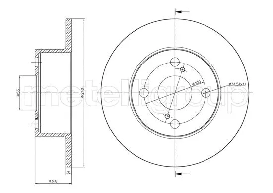 Brake Disc (23-0967)