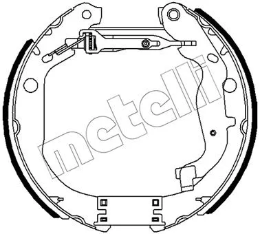Brake Shoe Set (51-0491)