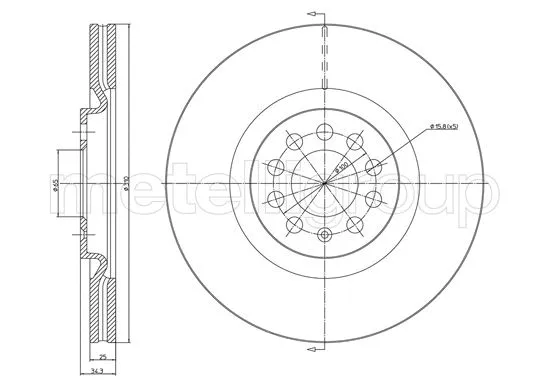Brake Disc (23-1515C)
