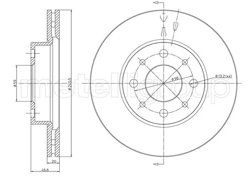 Brake Disc (23-0496)