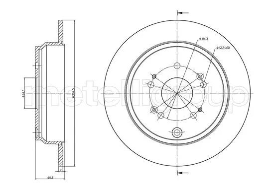 Brake Disc (23-1135C)