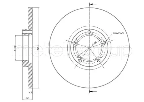 Brake Disc (23-0163)
