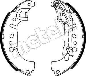 Brake Shoe Set (53-0653)