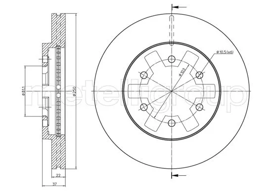 Brake Disc (23-1616)