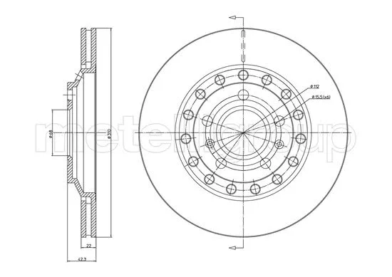 Brake Disc (23-1121C)