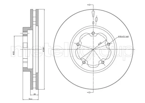 Brake Disc (23-0898)