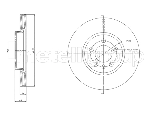 Brake Disc (23-1842C)