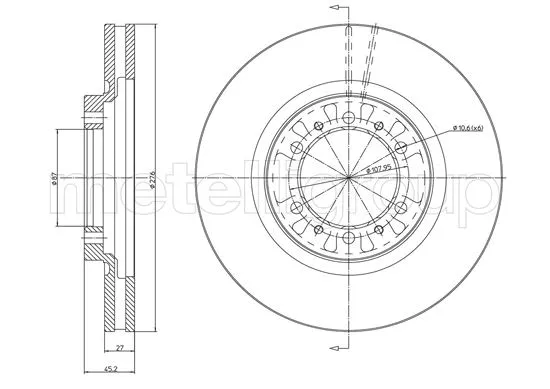 Brake Disc (23-1187C)